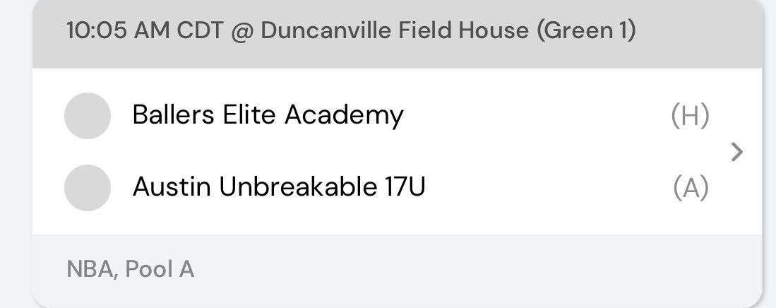 SCHEDULE FOR THIS WEEKEND AT @TexasHoopsGASO - Duncanville