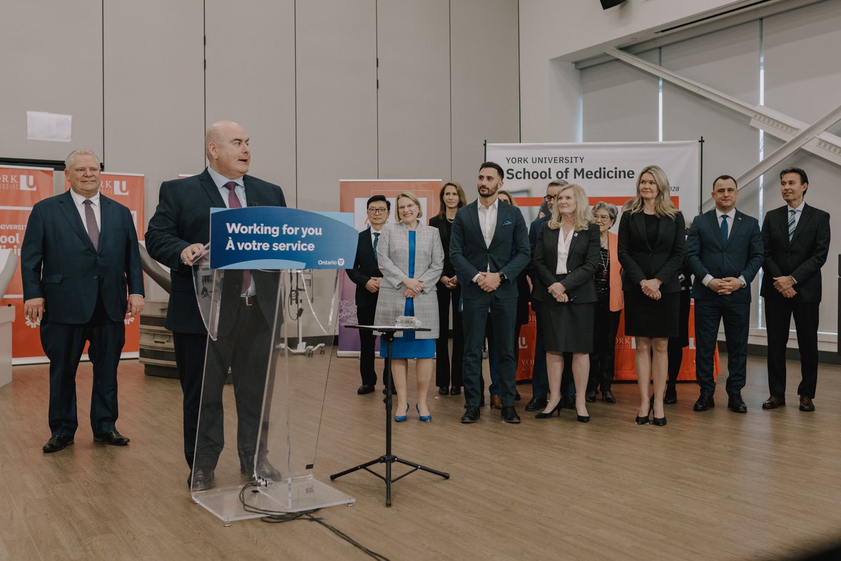 York University’s School of Medicine, slated to open in 2028, will make an enormous impact in the lives of people in York Region and across Ontario. Learn more: bit.ly/3J2fxv0 | @MackenzieHealth @City_of_Vaughan @ONgov