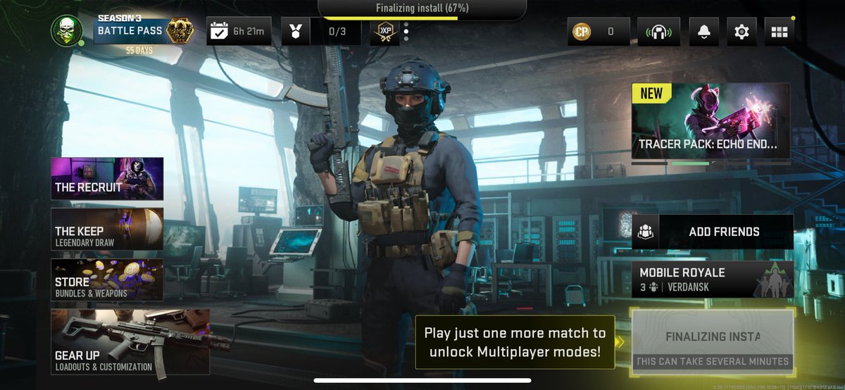 Warzone Mobile updated UI