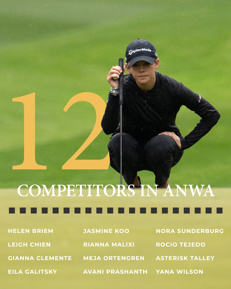 Strength in Numbers! Cheers to the Junior Invitational Class of '24 competitors who are playing in @anwagolf #goldstandards