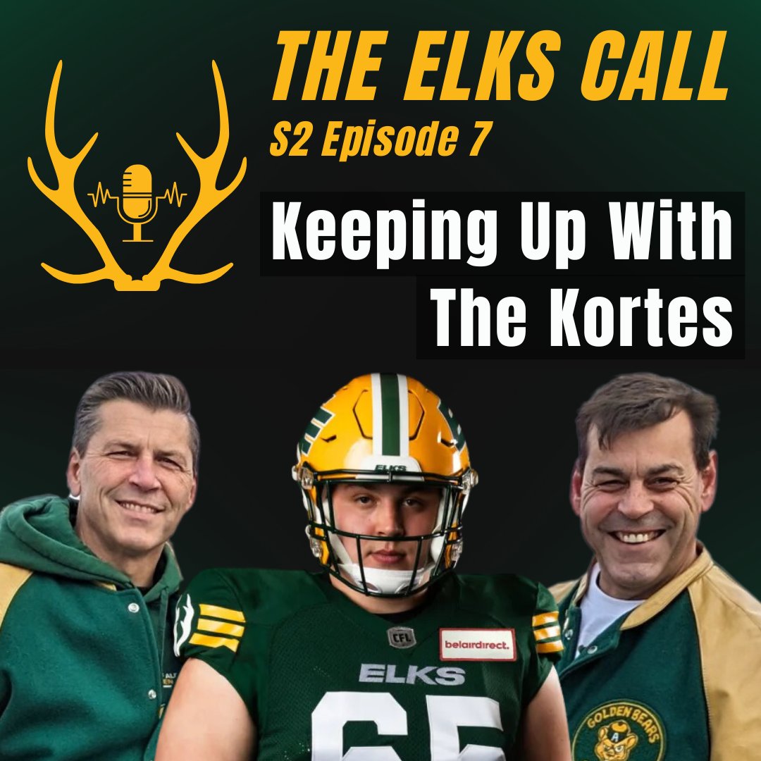 TONIGHT ON THE ELKS CALL: @CoachKorte, @tkorte and @markDkorte join the show to talk about life as a football family in Edmonton! We'll also talk: - U of A Golden Bears - The Rise of #YEG Tailgating - Recent Elks News ... And More! Join us at 8:30PM on @ShotgunSportNet #CFL