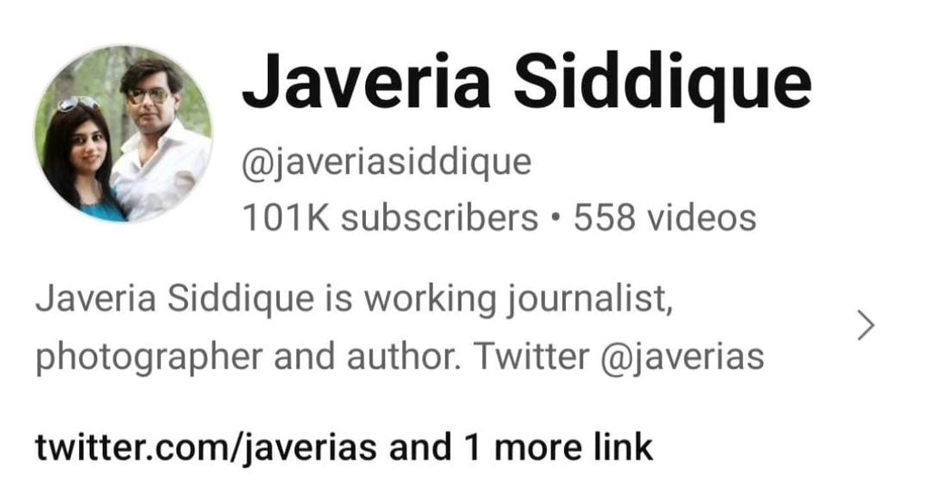Thank you everyone ❤️ for 100k subscribers on @YouTube @YouTubeCreators , I dedicated this achievement to my late husband Arshad Sharif Shaheed. youtube.com/@javeriasiddiq… #JusticeForArshadSharif