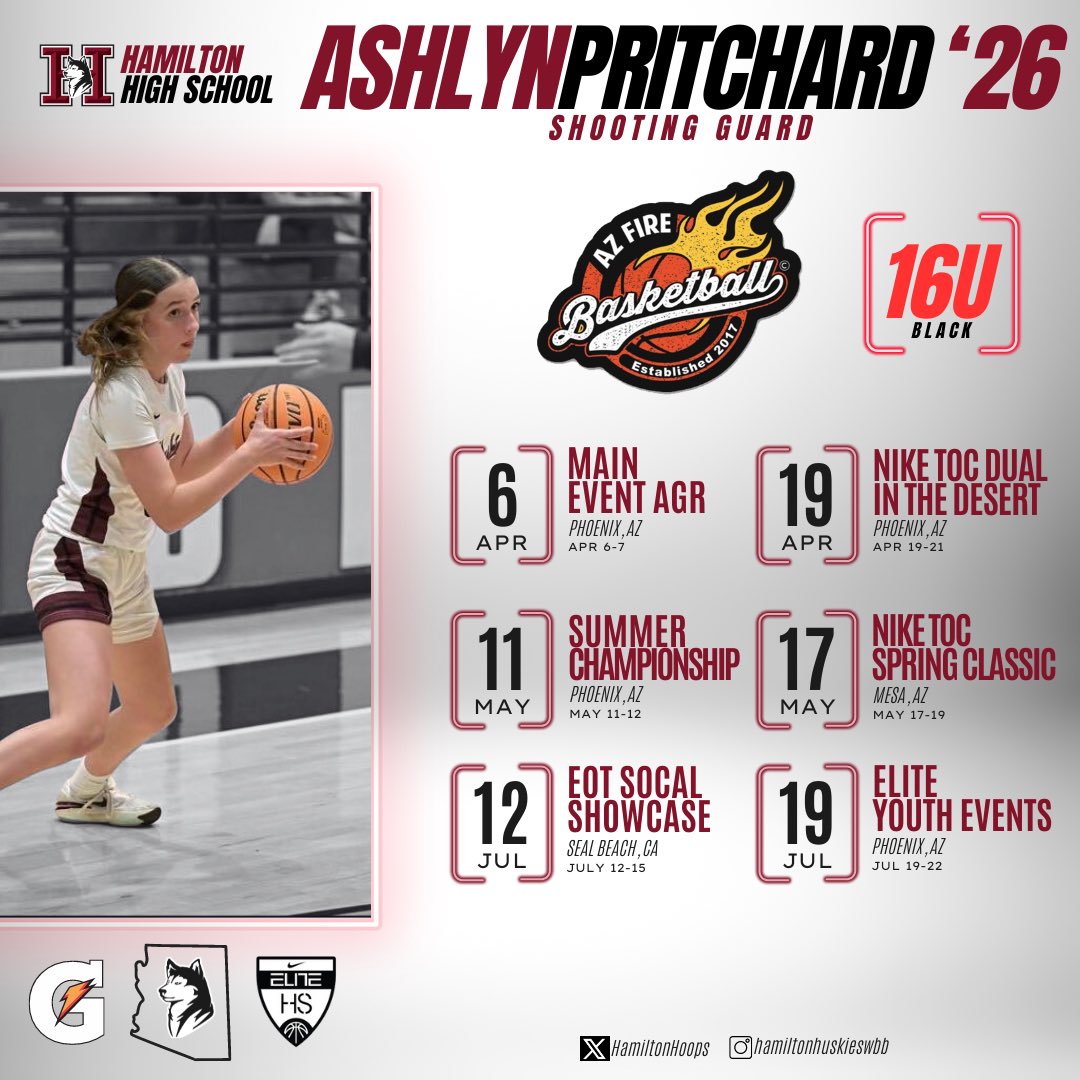 Catch ‘26 Ashlyn Pritchard on her AAU Summer Circuit!