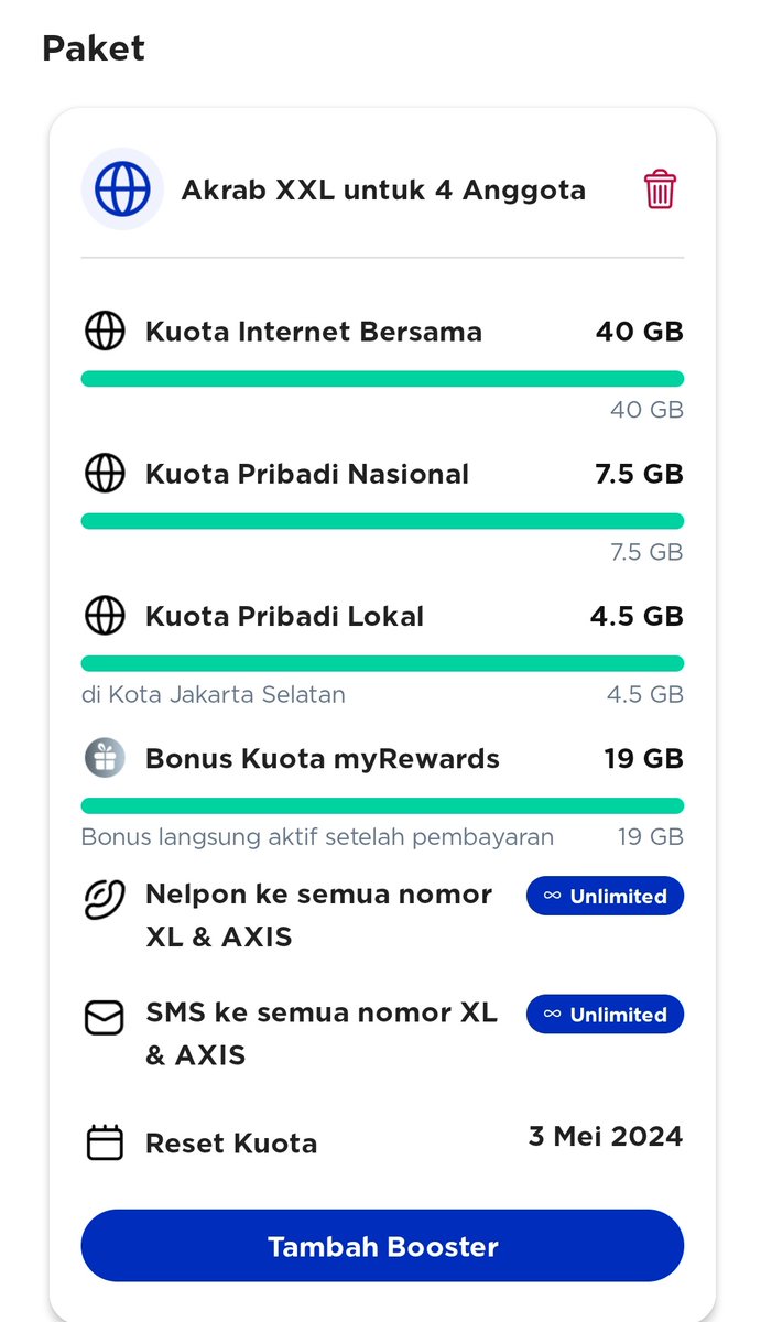 KUOTA SHARING XL❗️❗️ tweet media