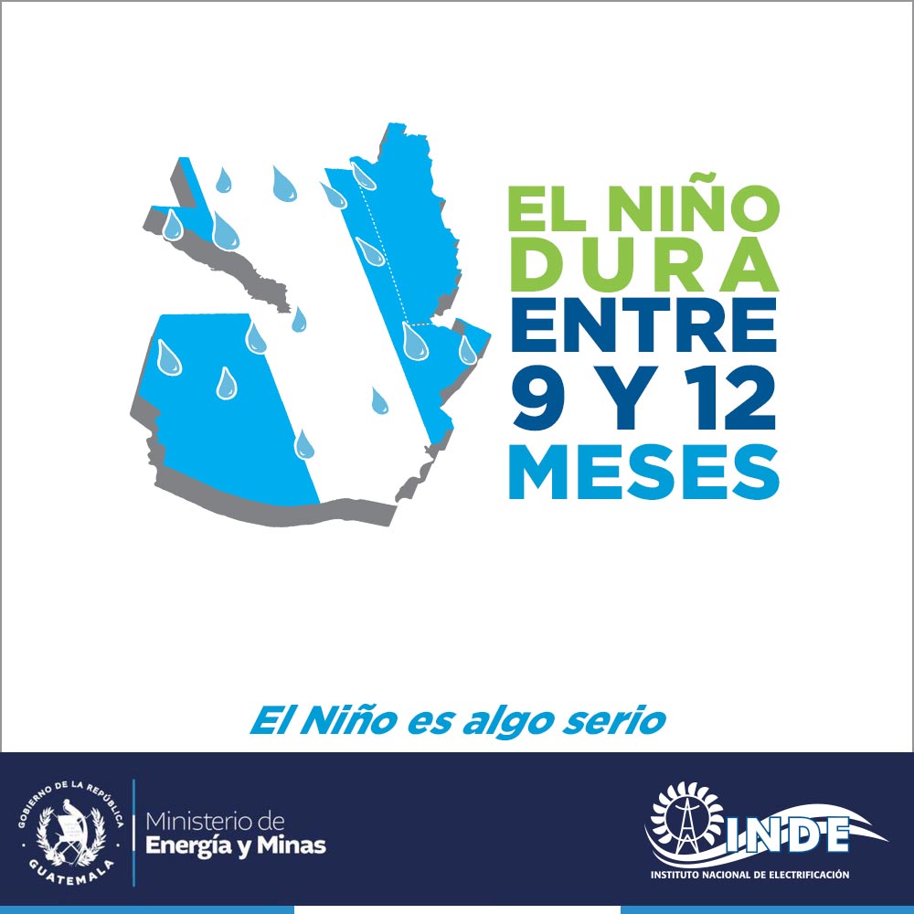 🌎☀ El fenómeno climatológico de #ElNiño provoca temperaturas altas, en el país se presentan sequías severas.

#SomosBuenaEnergía #EficienciaEnergética #EnergíaParaTodos