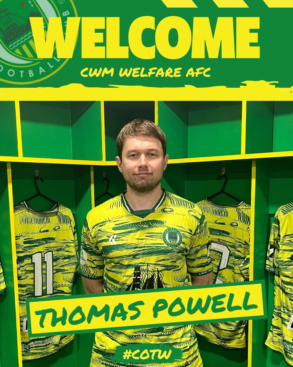 ✍️ | 𝗡𝗲𝘄 𝗦𝗶𝗴𝗻𝗶𝗻𝗴…𝗧𝗵𝗼𝗺𝗮𝘀 𝗣𝗼𝘄𝗲𝗹𝗹!! The club are pleased to welcome back Tom Powell for the remainder of the season. Tom has previously been part of the club & returns following spending the season so far with @PencoedAthBGC #COTW |