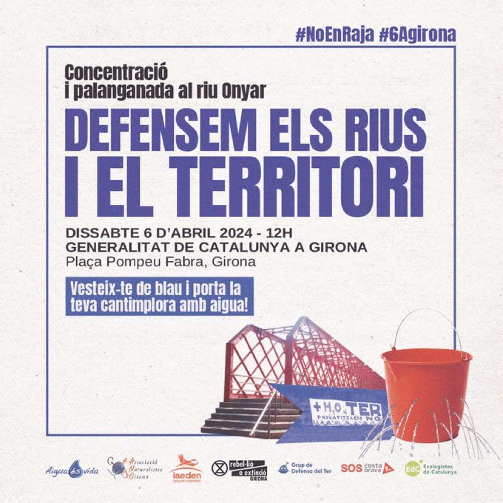 Moviment d'Esquerres Comarques Gironines (MEScat)  hi serem!!!
<a href="/aiguaesvidaGi/">Aigua és Vida Girona</a>