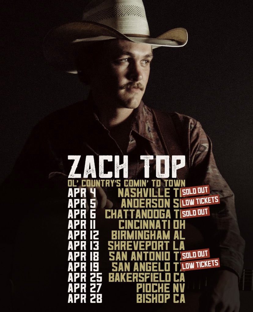 Spreadin the cold beer & country music all over this April. Snag your tickets now, they're going fast!