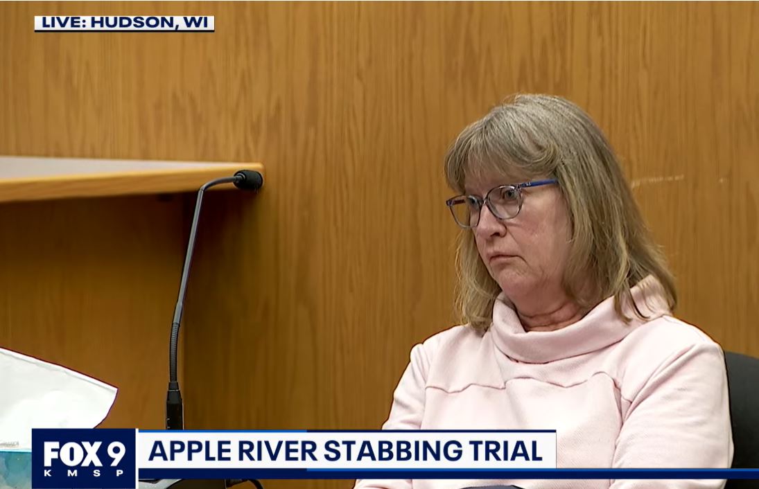 APPLE RIVER STABBING TRIAL: Happening right now, defendant Nicolae Miu, ex-wife Sondra on the stand. She recently filed for divorce, the marriage over. Defense claiming spousal privilege. Judge deciding what portions of her testimony the jury will hear today. Join us @FOX9 Live⤵️