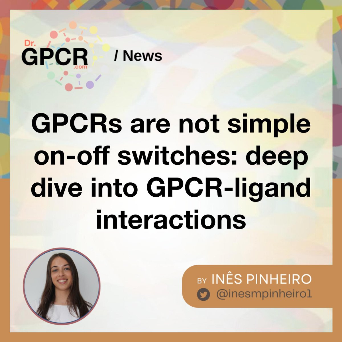 It’s out! Check out Inês’ article 'GPCRs are not simple on-off switches: deep dive into GPCR-ligand interactions' in the Dr. GPCR Ecosystem today! Become a site member and enjoy more GPCR content! ➡️bit.ly/4azQoDM #gpcr #drgpcr @inesmpinheiro1