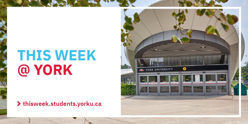This edition of This Week @ York features several important announcements including Earth Month events, solar viewing at the Allan I. Carswell Observatory, mindful yoga and more! Catch up on every edition ➡️ thisweek.students.yorku.ca | #YorkU