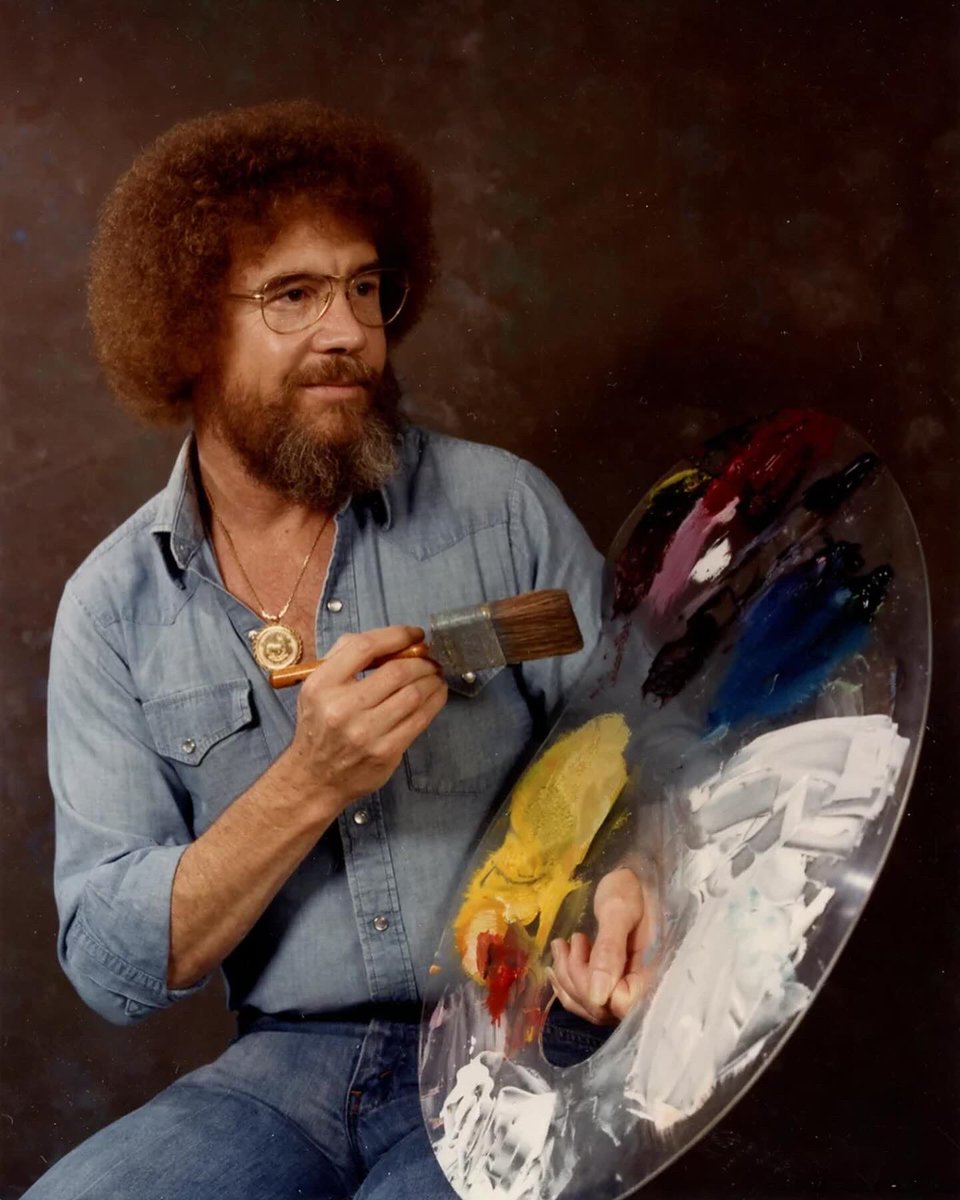 Happy Painting 🎨 #jsaauthenticated #jsa #bobross #thejoyofpainting