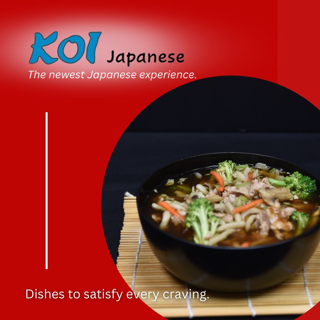 We've got a variety of dishes to satisfy every craving - try Koi Japanese today! 🙌🥟
.
#KoiJapanese #Saskatoon #ShopLocal #YXEEats #YXELocal #Lunch #HealthyMeals #SaskatoonRestaurants #FamilyOwned #GlutenFree #JapaneseFood #CentreMall #YXEBusiness #YXE #Teppanyaki