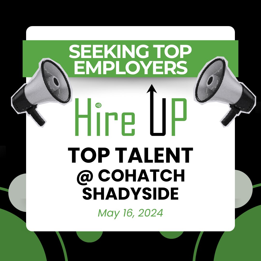 Space is limited for HireUp: Top Talent, only featuring 8 employers! Register now to secure your employer spot! pghtech.org/events/Hire_UP…