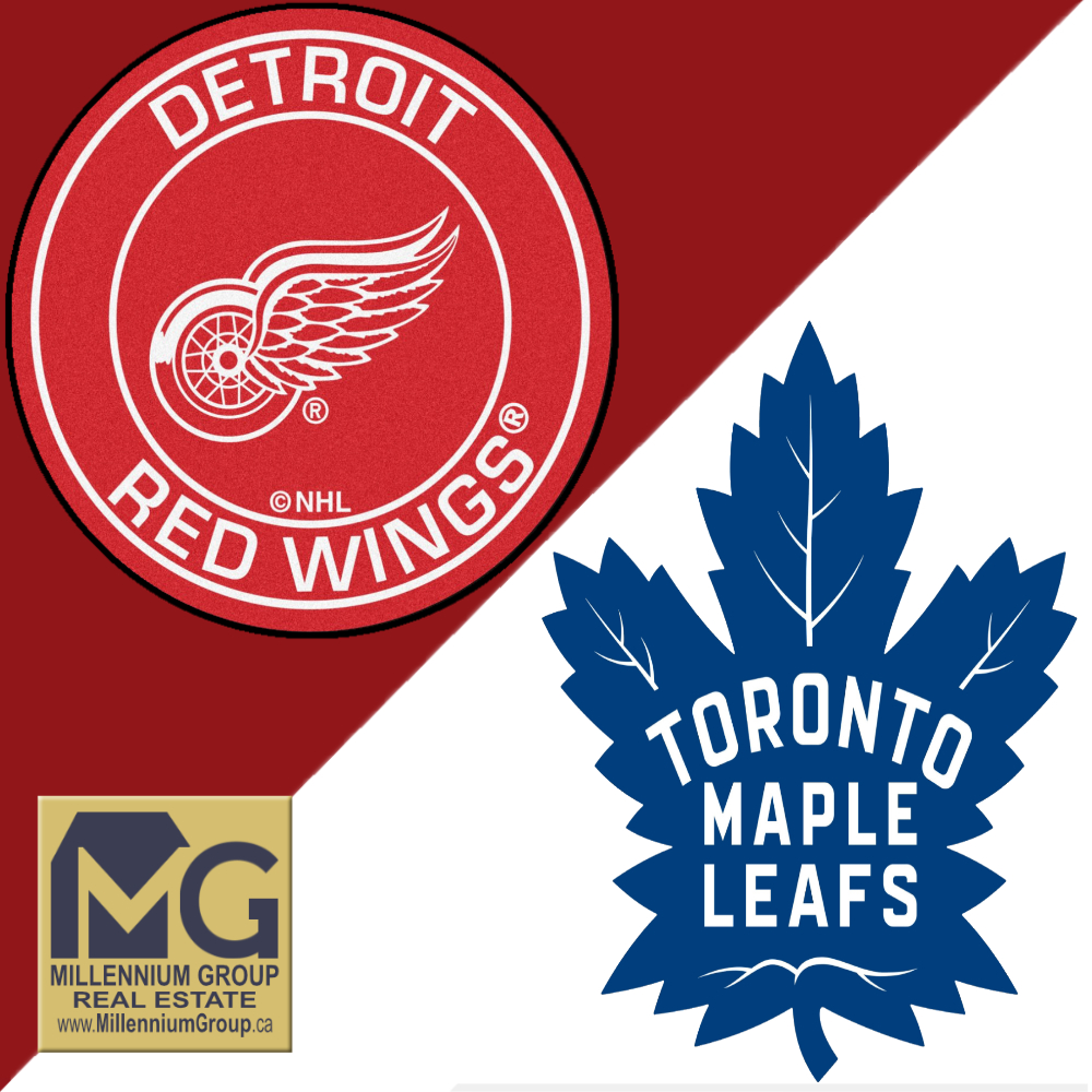 Though Americans call Detroit 'Hockey Town' we'd dispute Toronto has that title. What do you think? Red Wings face Maple Leafs tonight. Puck drops 7 PM 🏒

#MapleLeafsVsRedWings #DetroitVsToronto #LeafsForever #KendraCutroneBroker #TonyCutroneRealtor #MillenniumGroupRealEstate