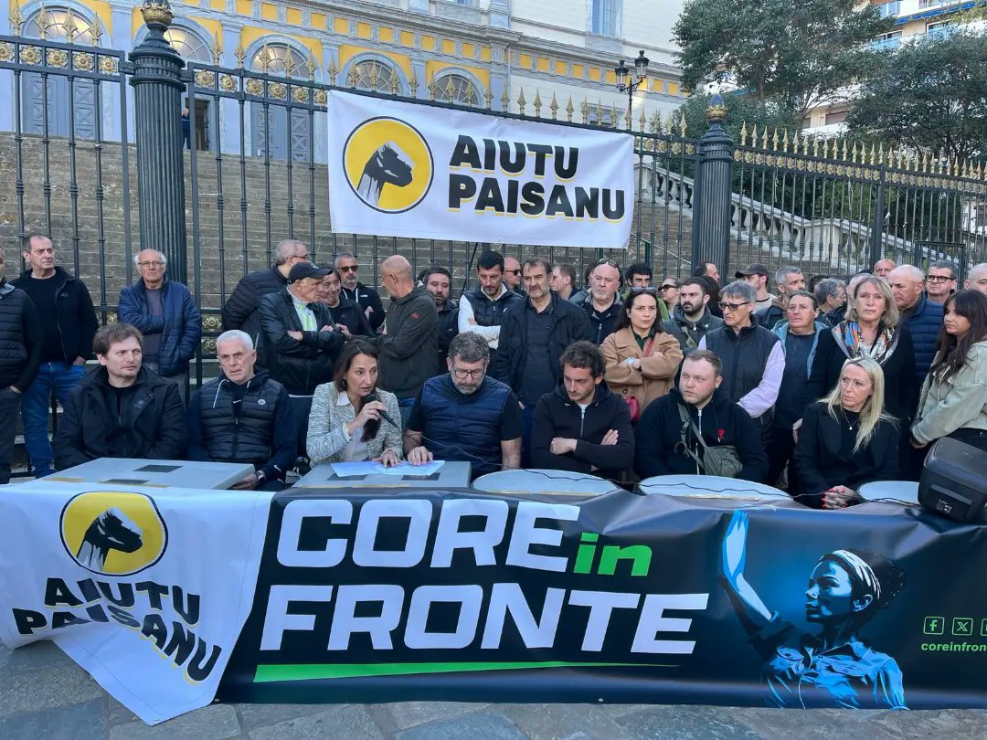 coreinfronte's tweet photo. Cunferenza di stampa di #CoreInFronte in Bastia è Aiacciu sta sera.
𝐑𝐀𝐒𝐒𝐄𝐌𝐁𝐋𝐄𝐌𝐄𝐍𝐓 𝐃𝐈𝐌𝐀𝐍𝐂𝐇𝐄 𝟎𝟕/𝟎𝟒 𝐀 𝟏𝟒𝐡𝟑𝟎 𝐀 𝐂𝐎𝐓𝐈 𝐂𝐇𝐉𝐀𝐕𝐀𝐑𝐈 𝐃𝐄𝐕𝐀𝐍𝐓 𝐋𝐀 𝐌𝐀𝐈𝐒𝐎𝐍 𝐃𝐄 𝐆𝐀𝐁𝐑𝐈𝐄𝐋 𝐀𝐓𝐓𝐀𝐋 𝐏𝐎𝐔𝐑 𝐃𝐈𝐑𝐄 𝐍𝐎𝐍 𝐀 𝐋𝐀 𝐑𝐄𝐏𝐑𝐄𝐒𝐒𝐈𝐎𝐍 https://t.co/31dmfnTXJN