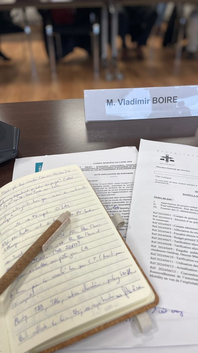 En #ConseilMunicipal ce soir, un ODJ chargé avec notamment le budget, la dénomination de notre nouvelle école, et un vœu portant sur l’organisation des réseaux de bus @IDFmobilites.
@Saintcyrlecole 
#Yvelines #DemocratieLocale #Mobilites #SaintCyrLecole