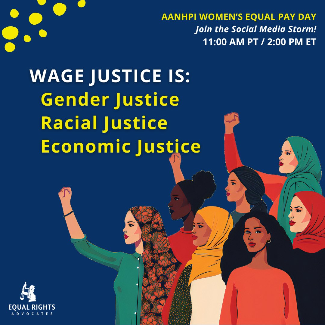 Beyond statistics lies the struggle of AANHPI women who earn as low as 49 cents for every $1 their white, non-Hispanic male counterparts make. This gap isn't just about money– it's about the ability to support families and weather economic hardship #AANHPIEqualPay