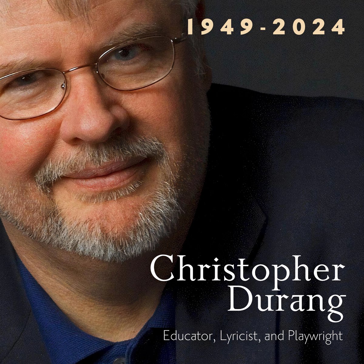 Christopher Durang was not only a giant in our field, but a guiding light whose daring works illuminated the stage with brilliance and wit. His legacy as a playwright, lyricist, and educator is immeasurable, touching the lives of countless artists and audiences alike. As we
