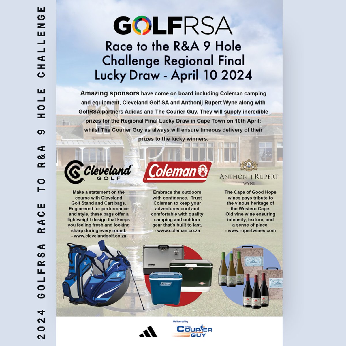 #Countdown
Just 7 days until our Regional Final Lucky Draw of the 2024 GolfRSA Race to the R&A 9 Hole Challenge - stay tuned for news of the lucky prize winners AND our National Finalists!!

#golfrsa #itstartshere #growgolf