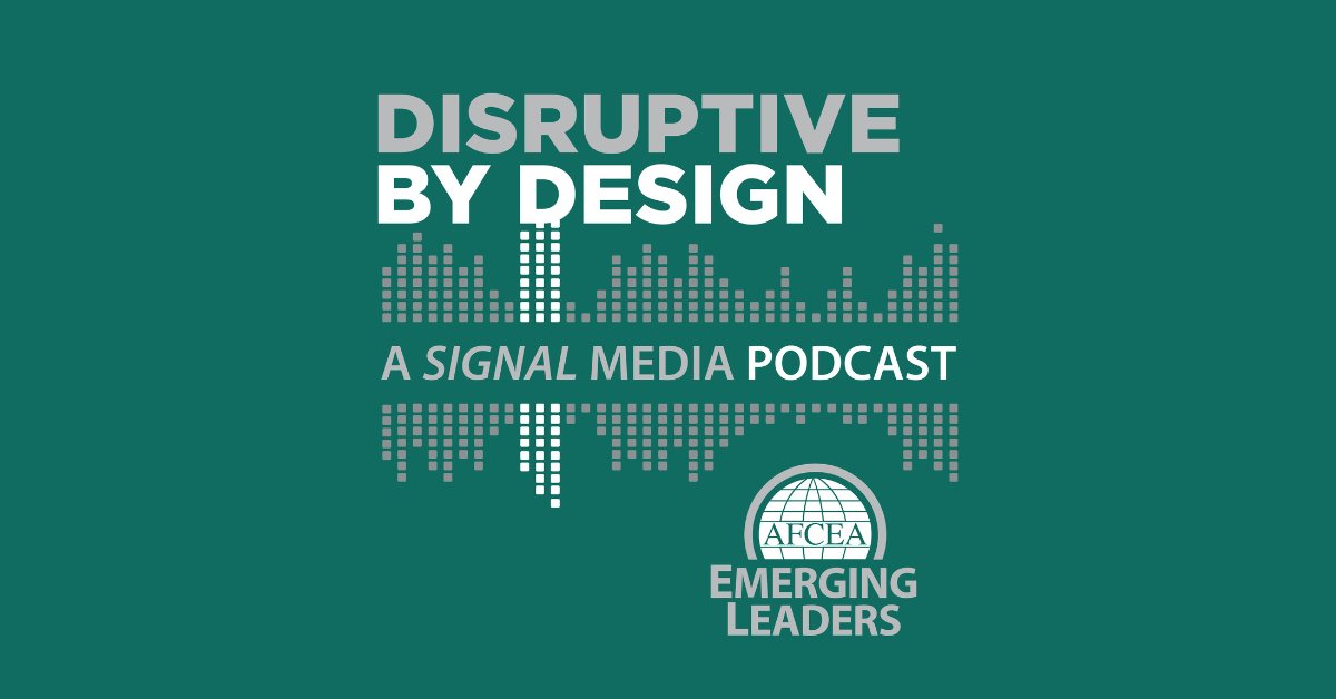 In the latest Disruptive by Design episode, #AFCEA's @Kunderwood_SGNL sits down with Jacob Dustan, the new #AFCEA Lowcountry Chapter president. Tune in to hear about his experience in the cyber field! Spotify: buff.ly/3VLrDk2 YouTube: buff.ly/3VQXqQi