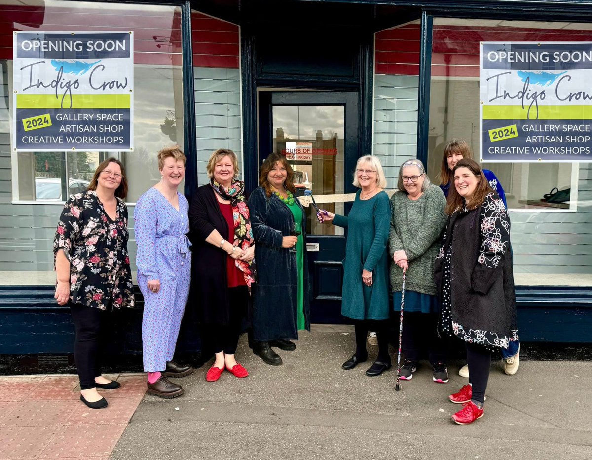 Exciting news! We have the keys and are working hard to open Indigo Crow Gallery, artisan shop and creative workshops to the public on 26 April at 57 Burton Road, Lincoln LN1 3JY. Visit our website indigocrowgallery.com to book workshops & find out about exhibitions #lincolnuk