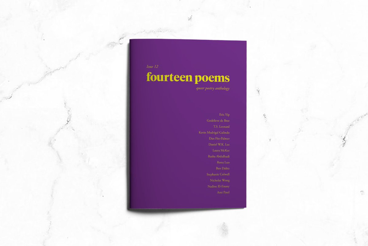 Here’s Kevin Madrigal Galindo’s (@kmadgalindo) list poem from Issue 12: anxiety, SpongeBob, and a fruiting nopal among other striking images. Issue 12 is available from fourteenpoems.com and Kevin’s Hell/a Mexican pamphlet is available from @NomadicPressOak! ❤️🌵🍋‍🟩