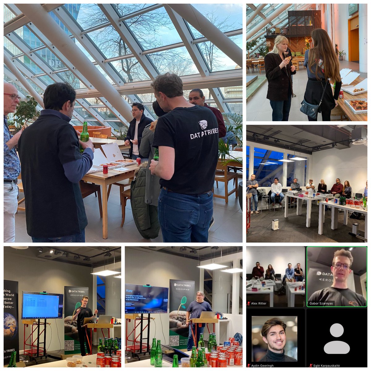 DataTribesNL's tweet image. 🦆 Reflecting on the Epic Journey of Data Thursday: Where we Quacked Local but Flew Global! 🌍 Last week's Meetup was a blast, featuring insights from Gábor Szárnyas on DuckDB and Roland Bouman on Huey. Can't wait for the next one! #DataThursday #DataTribes #Networking #DuckDB