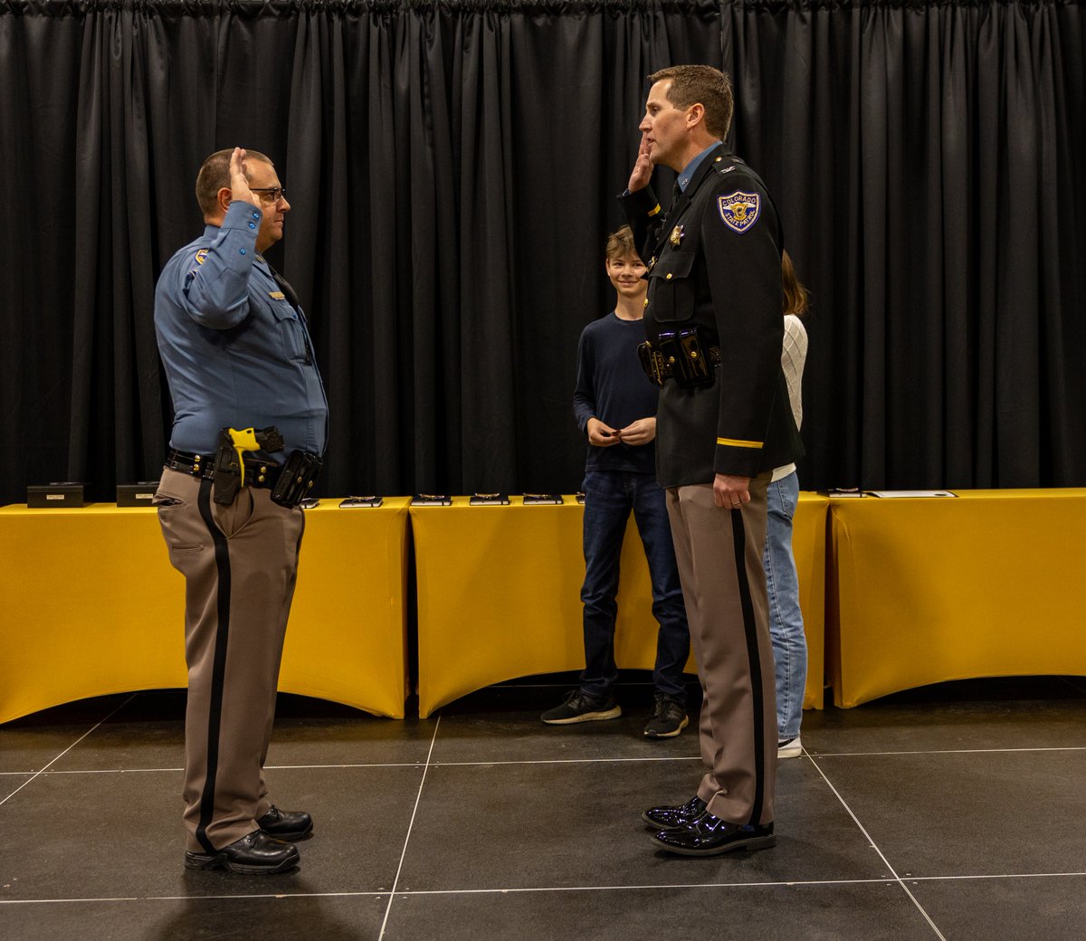 (2)Give a big hand to our seven new Sergeants! Congratulations on this new path of being supervisors and leaders within the Colorado State Patrol. May you excel in your new endeavors!