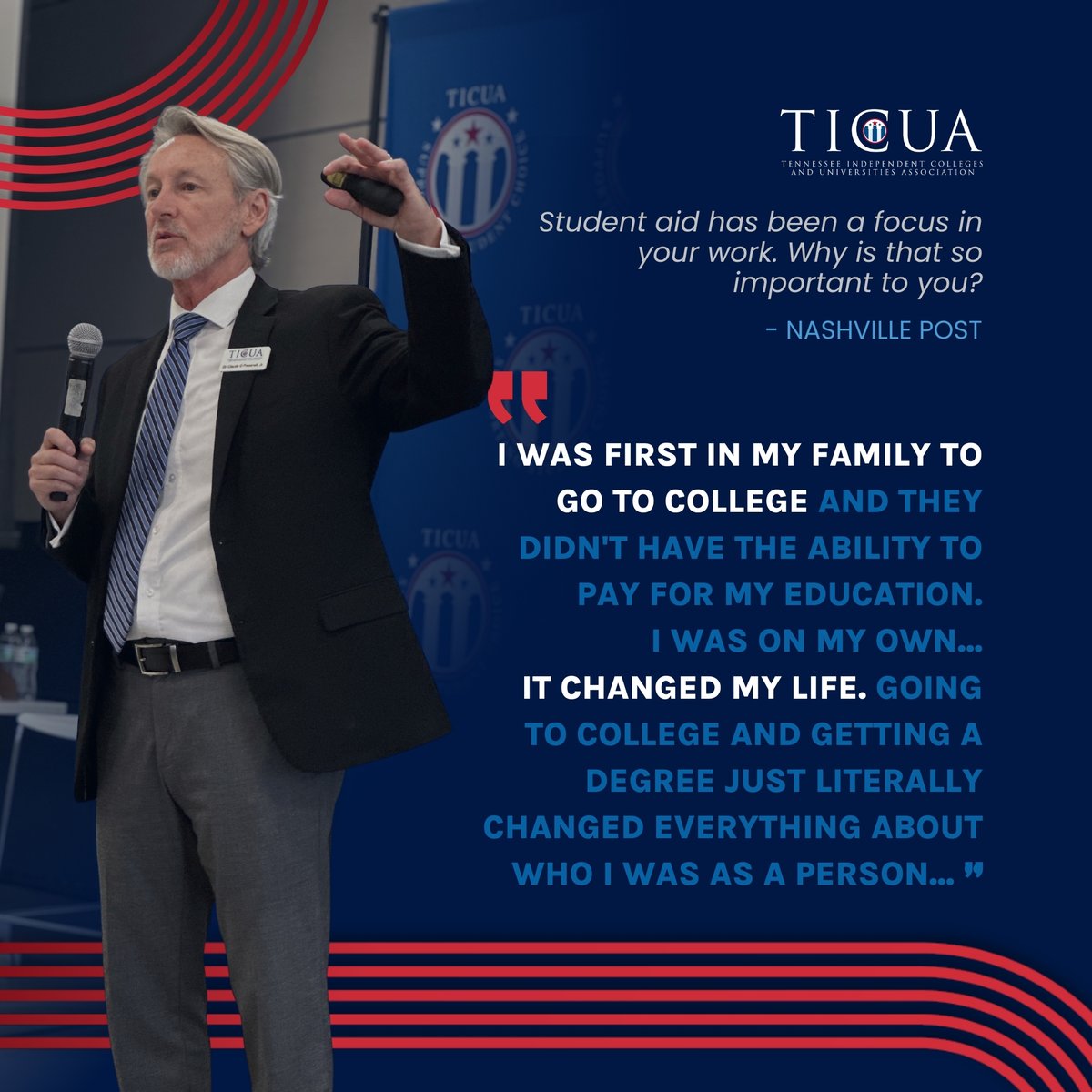 TICUA President Claude Pressnell sat down with Nashville Post to reflect on his career leading up to his retirement announcement. He discussed his past as a first-generation college student and Pell Grant recipient, the key challenges of his career, and why he feels it is still…