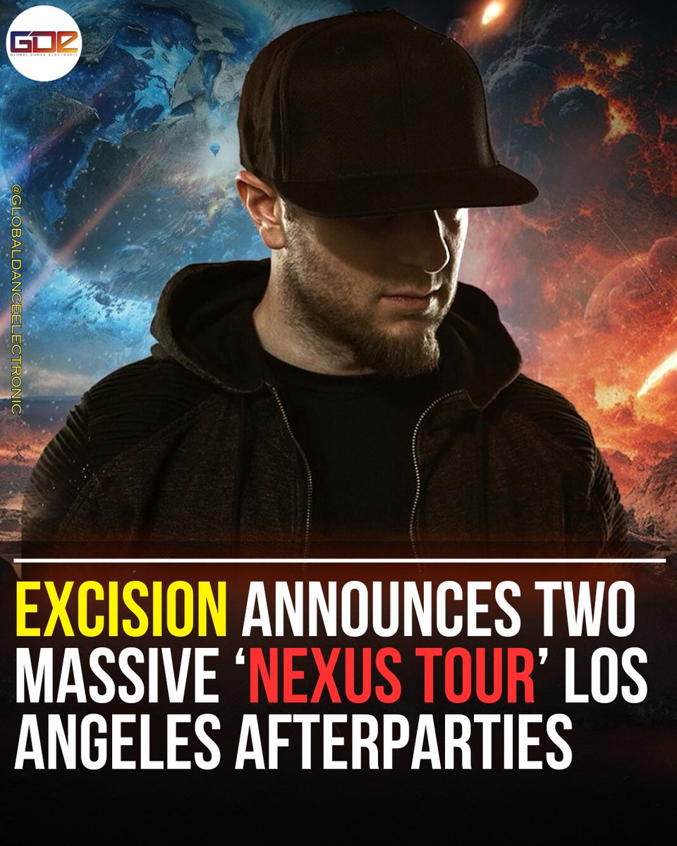 As if two nights of @Excision wasn’t enough, he makes the weekend absolutely huge for the West Coast basshead community by announcing two afterparties on top of his headlining events at The Kia Forum.