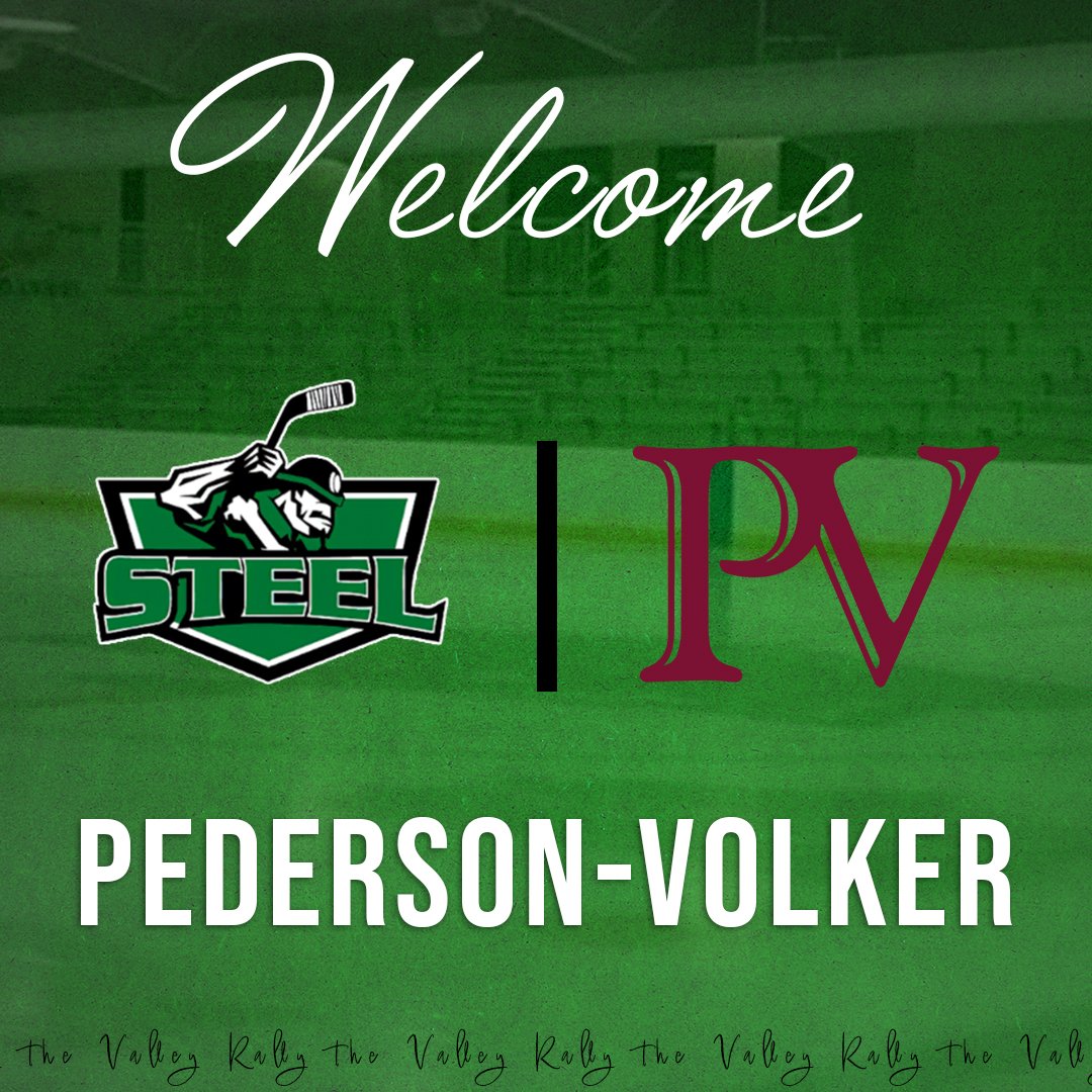 The Chippewa Steel would like to welcome our new partner Pederson-Volker Funeral Chapel and Cremation Services. Thank you for your support of Steel Hockey! #RallytheValley