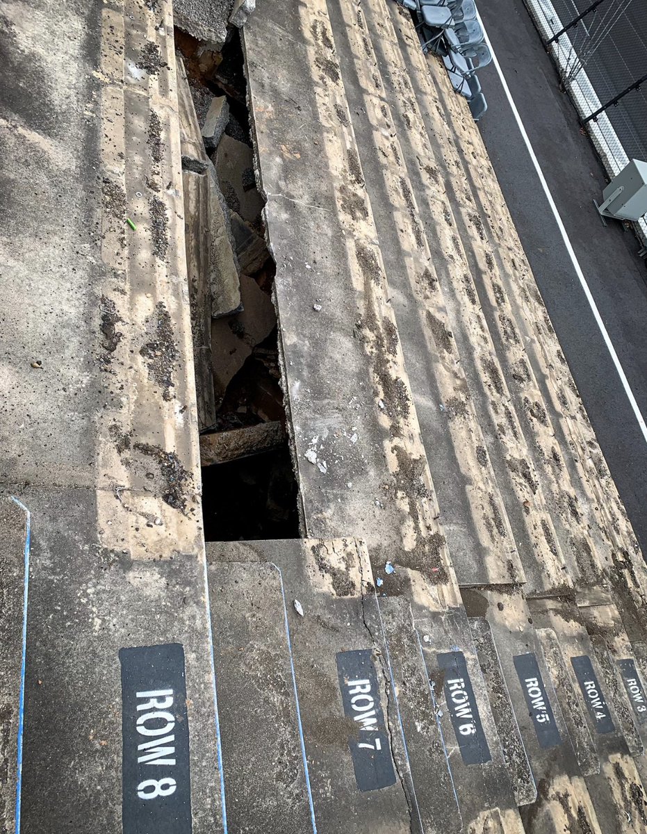 A bit of unique stadium news: A potential moonshine cave found tucked under the 1940s concrete of a NASCAR track in North Carolina. More in my @PopMech post popularmechanics.com/science/a60343…