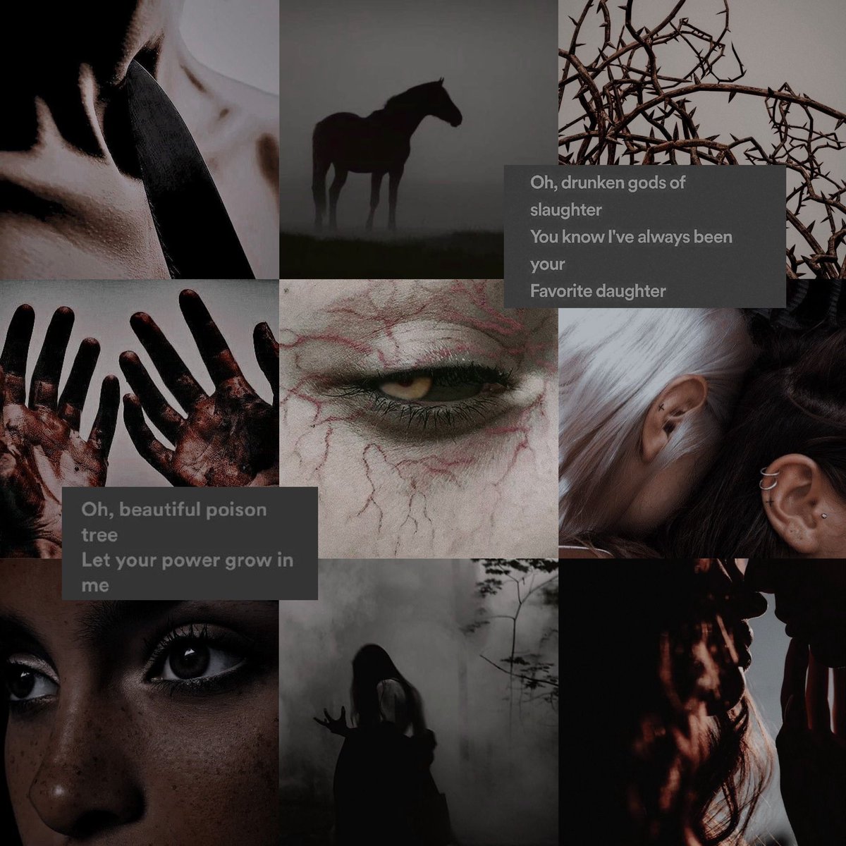 hi #QuestPit ! introducing my wip: 
BLACKTHORN 
— the craft x i know what you did last summer 

𖦹 a group of college students accidentally summon a violent, bloodthirsty goddess
𖦹 gothic contemporary fantasy
𖦹 irish folklore &amp; mythology
𖦹 sapphics, witches, &amp; feminine rage