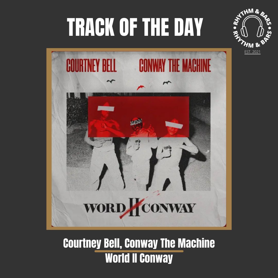 TRACK OF THE DAY 🎧 Massive track out today from @courtneybell313 & @WHOISCONWAY 😤😤 Cinematic beat sets up a masterclass from Courtney & Conway 🗣️🗣️ 'World II Conway' is our #TOTD This one is mean! 👊