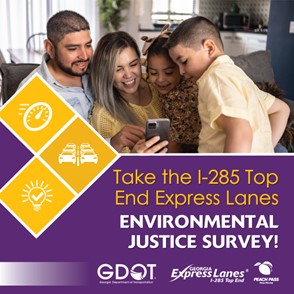 DeKalb! @GADeptofTrans wants to know what's important to YOU! 🫵
Share your input on the proposed I-285 Top End Express Lanes project by completing our Environmental Justice survey!
tinyurl.com/TopEnd-EJSurve… #LetsTalkTransportationDeKalb