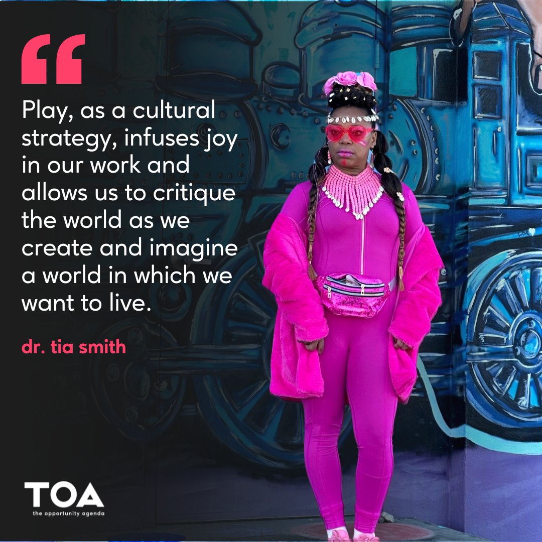 Dr. Tia Smith’s latest blog details how she and the Women of Wakanda are channeling the historic cultural practice of “playing mas” or masquerading to critique colonialism and patriarchy. Read her photo blog and look for space to play in your work! opportunityagenda.org/insights/maski…
