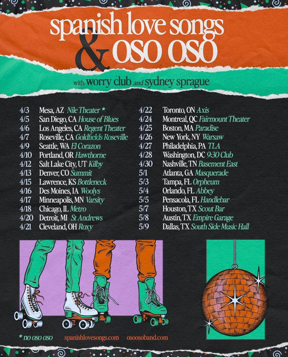 were driving to california to do this tour that starts friday 🚐