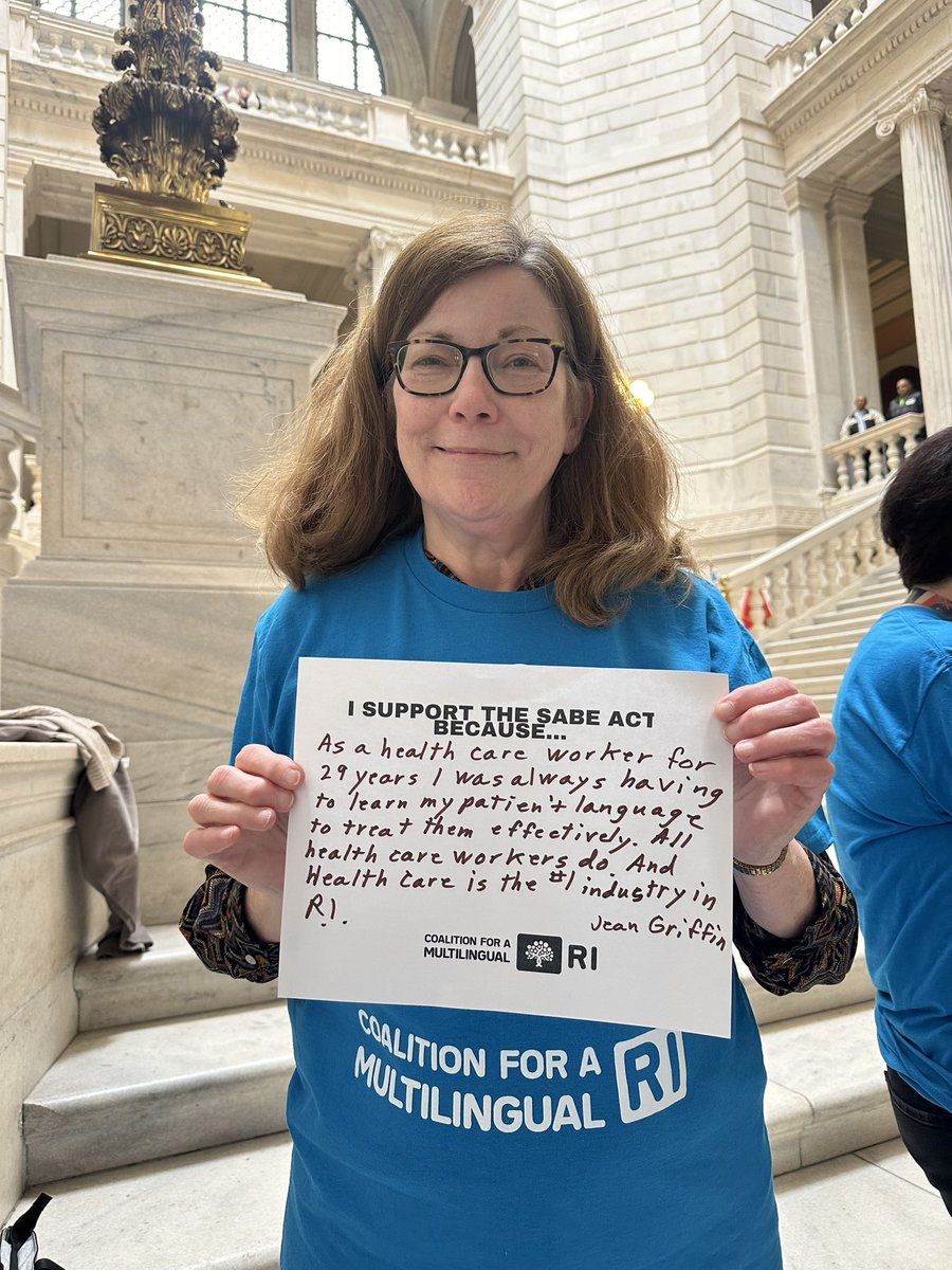 MultilingualRI's tweet photo. Great turnout yesterday! Join us tomorrow, April 4th, for our 2nd Impact Days at the State House, from 3-4 pm. These days pave the way for our 6th annual Multilingual Education Advocacy Day (MEAD) on April 9th, from 2-5 pm. Let's make an even bigger impact this year! #MLL https://t.co/NxWGTFVNDj