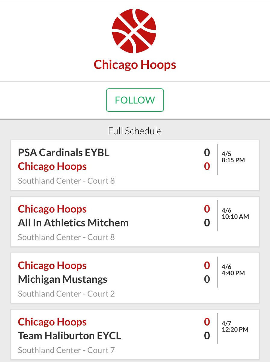 17U Schedule this weekend in Chicago for the @RL_Hoops Chicago Showcase. Roster 0️⃣- @brad1eystratton 1️⃣- Mo Lawal 2️⃣- @khaliljones2_ 4️⃣- @KJMorris2025 7️⃣- @hasanjohnson9 1️⃣1️⃣- @Aydenfarrare 1️⃣2️⃣- @CalebLindsey25 2️⃣5️⃣- @jake_r111 @RL_HoopsIL @CoachTreal2