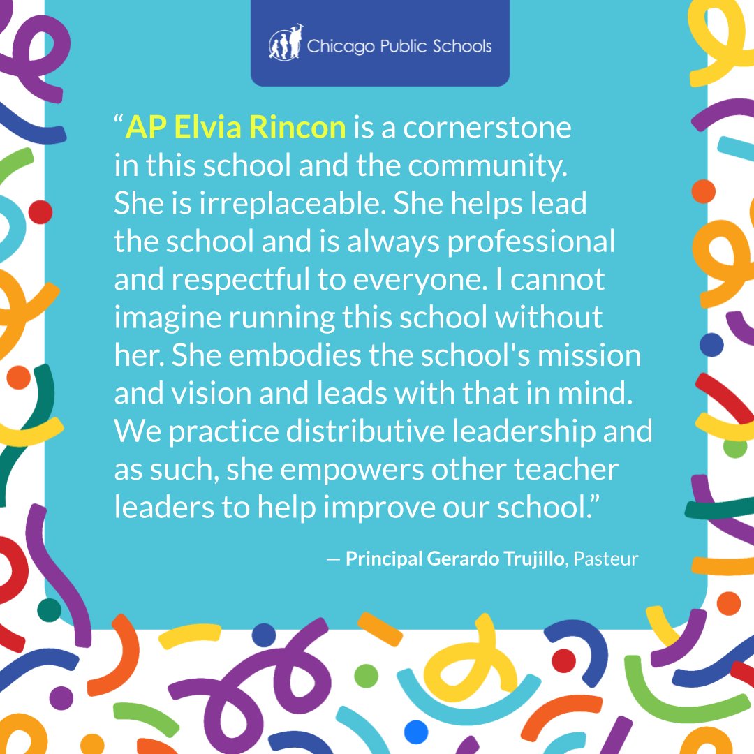 CpsLeaders's tweet image. Here are some kind words from a few of our amazing principals about their equally amazing APs! #CPSrunsonAPs #APpreciationWeek #TheBestLeadWithCPS