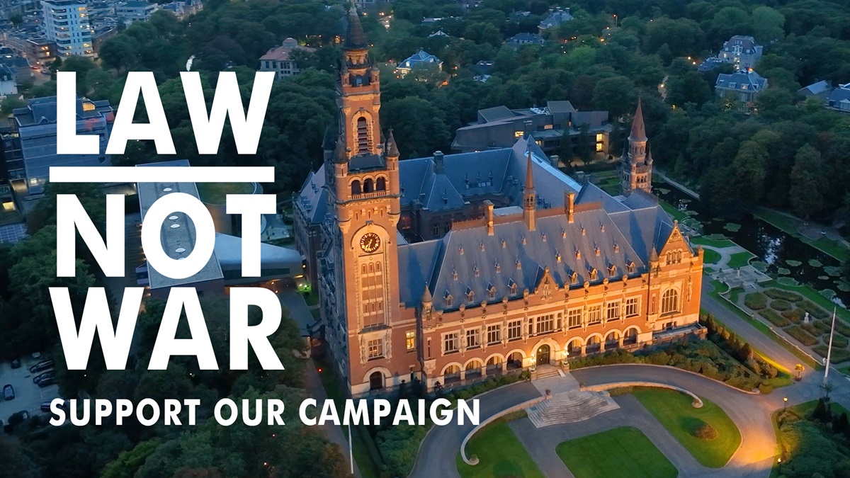 Let's resolve international conflicts peacefully in the courtroom, not on the battlefield. Please join me in supporting the crowdfunding campaign #LAWnotWar #SupportLawNotWar <a href="/rightlivelihood/">Right Livelihood</a>   gofundme.com/f/LAWnotWar