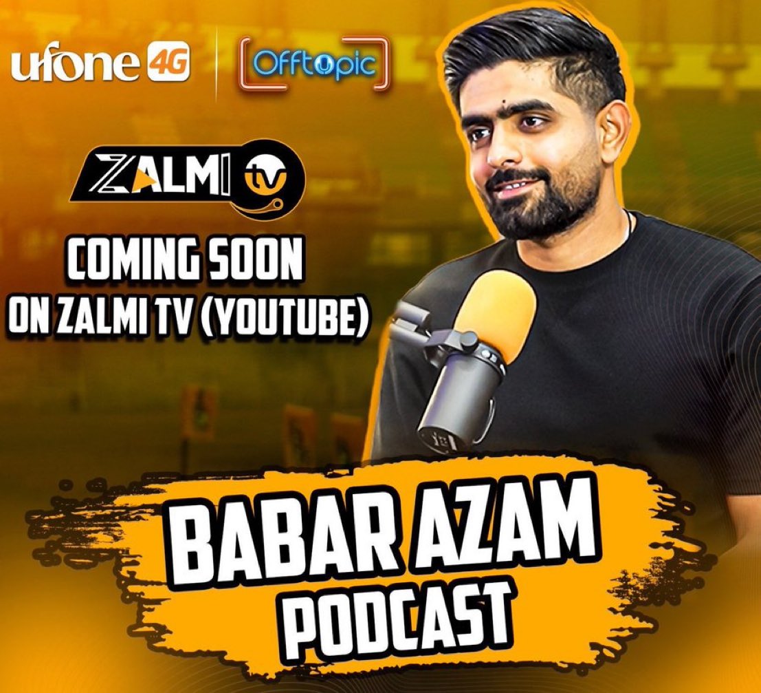 Are you guys excited for this podcast ? 👀❤️

#BabarAzam𓃵 | #Ufone4G