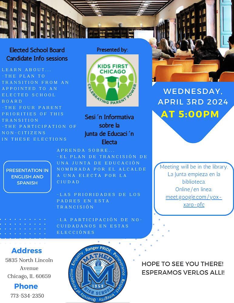 There will be a PAC meeting tonight at 5:00pm. Join us online or in person in the Mather Library. 

Link to join virtually at 5pm: 
meet.google.com/yox-

The LSC meeting will follow at 6pm in room 602 or virtually here: 
meet.google.com/mmn-rjpe-qur