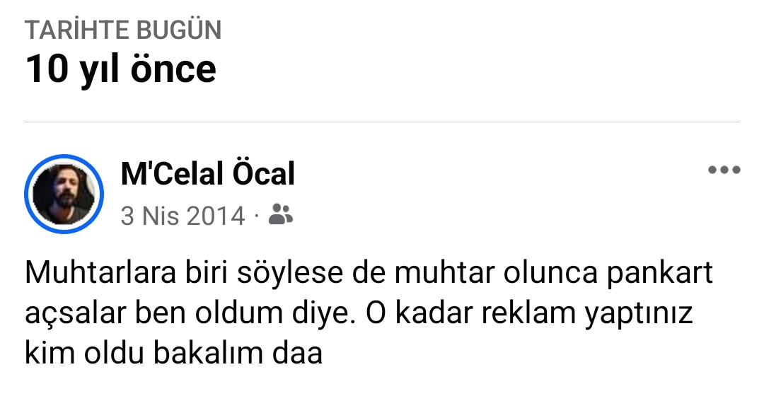 10 yıl önce bunu yazmışım haklıyım bence 😀