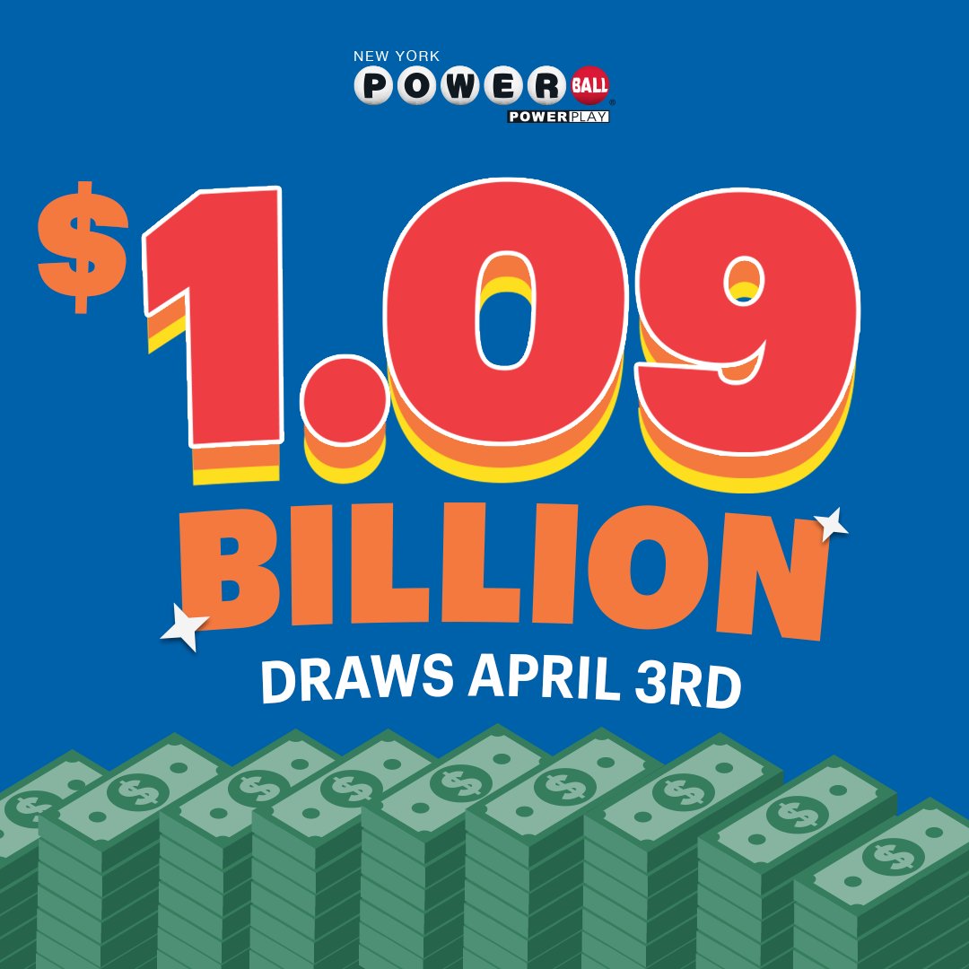 It’s raining, it’s pouring, the #Powerball jackpot is soaring. Luckily, we’ve got you covered. Play for the chance to win the $1.09 billion prize. #newyorklottery #pleaseplayresponsibly #MustBe18+