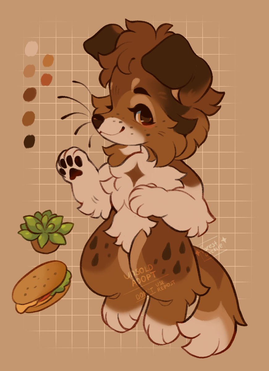 Chibi Collie Adopt🪴 45💰 DM or comment to claim!
