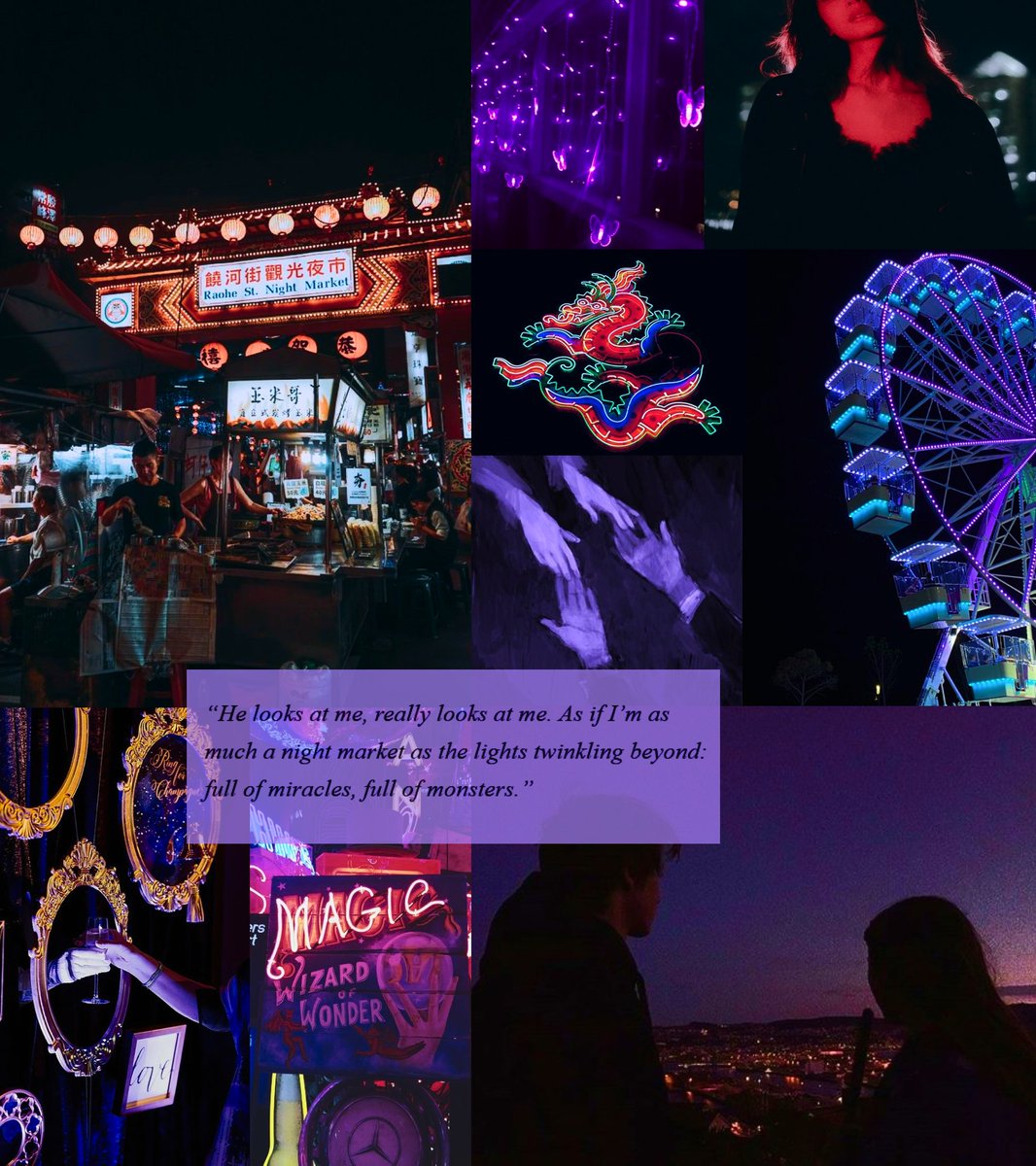 SPIRITED AWAY X NIGHT CIRCUS  

to save her hero, a girl must bargain and swindle her way through a magical, demon-infested night market

✨gold rush x gold rush
✨dresses made of stories
✨boats that fly through a river of stars
✨yearning, corruption arcs

 #questpit #agented