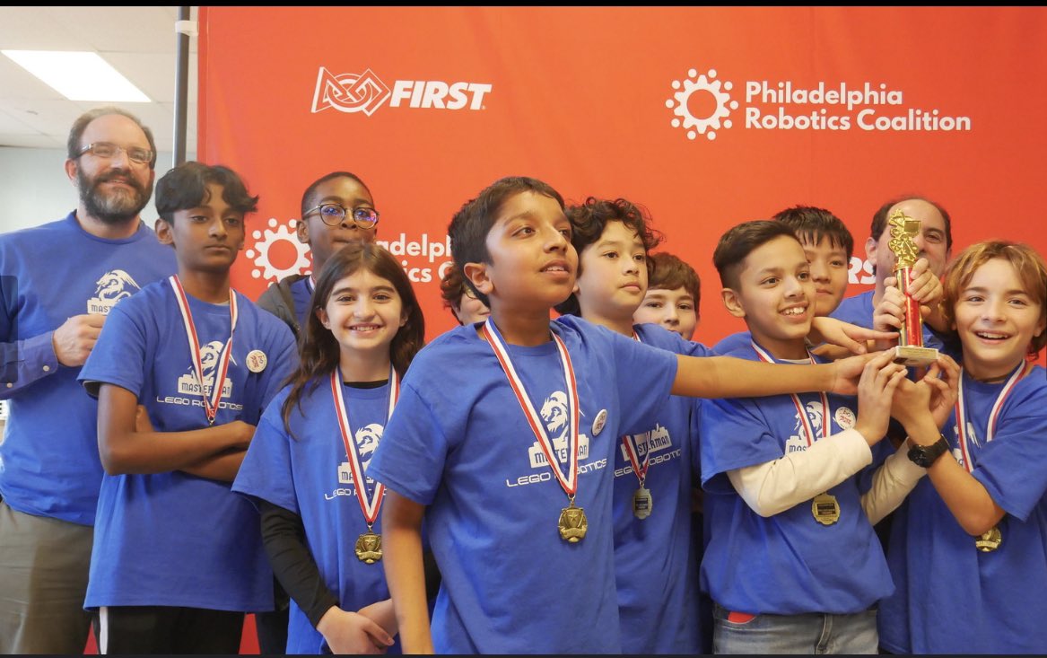 Shoutout to Masterman’s FIRST Lego League Challenge team for winning the championship award at the FLL RoboJawn 2024 event! Starting in November 2023 they were able to design their innovation project and complete multiple missions on the Masterpiece board by February 2024!