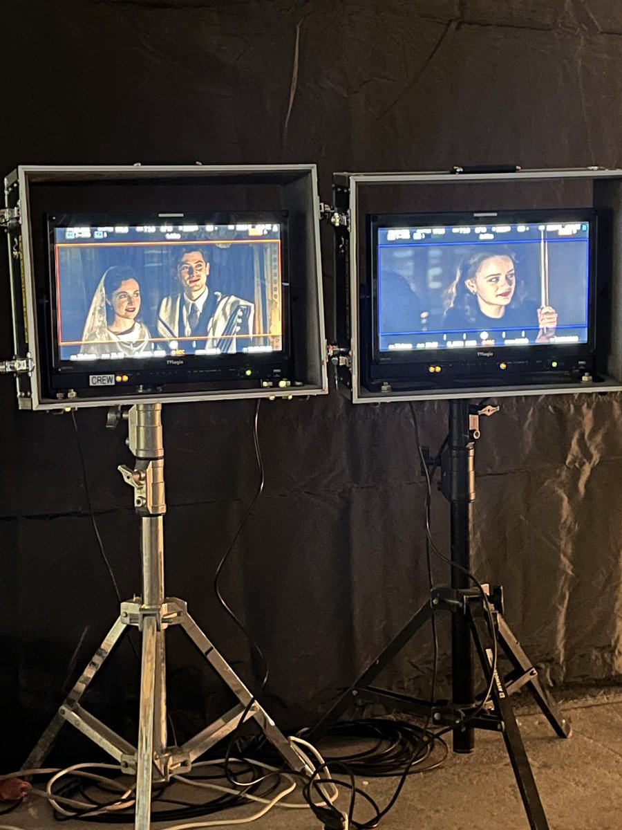 veraygood's tweet photo. I FORGOT TO TWEET THAT #WeWeretheLuckyOnes is NOW STREAMING! just the first three eps but NEW EPISODE TOMORROW! Ahh! Anyways here are some favorite shots from set :-) https://t.co/gmWdkeC0fB